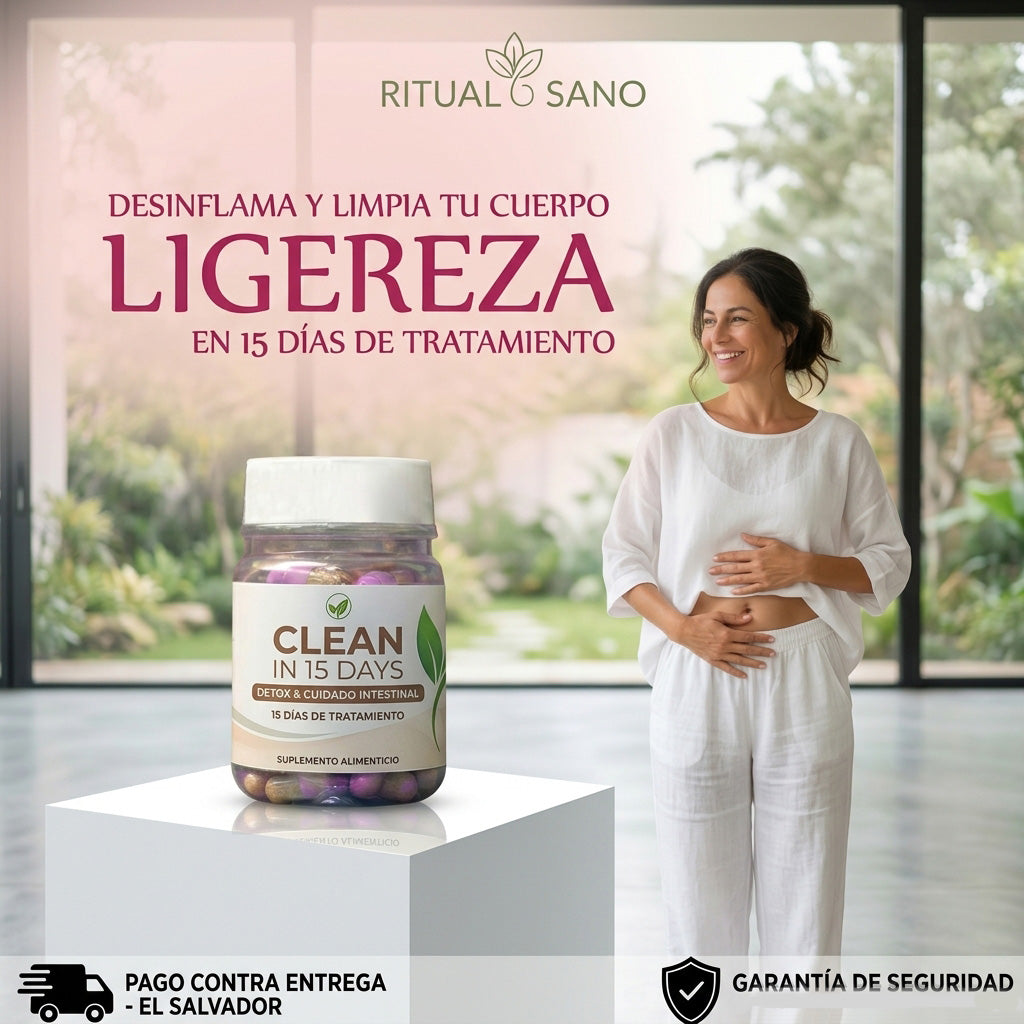Limpiador Intestinal & Detox Clean In 15 Days